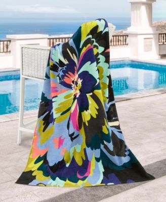 Bright Bloom Beach Towel, 36" x 68"