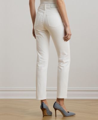 Women's High-Rise Straight Ankle Jeans