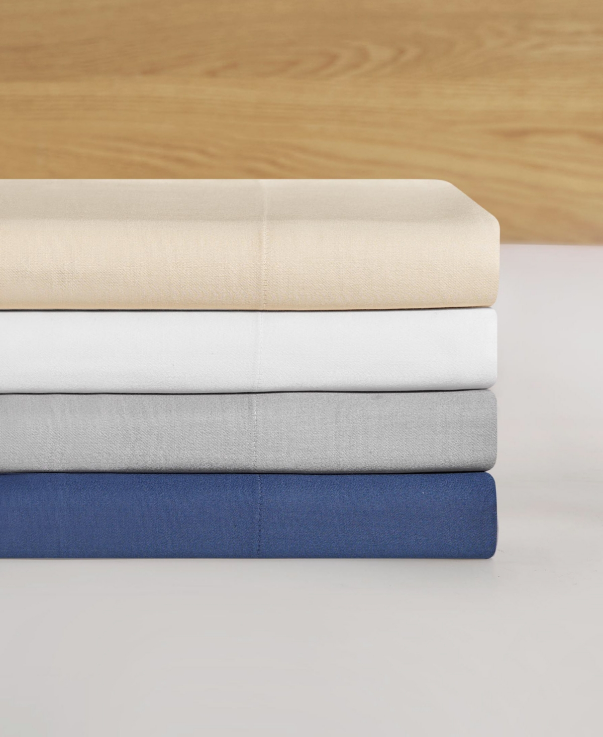 Shop Lucky Brand Serene Slumber 300-thread Count Cotton 3-pc. Sheet Set, Twin In Denim Navy
