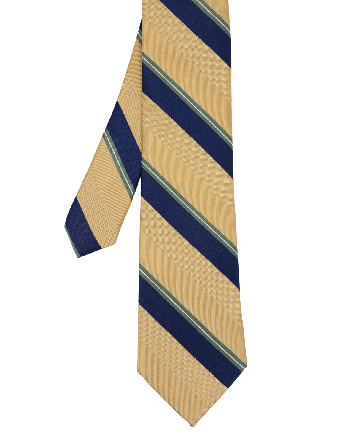 Men's Stripe Silk Tie - Sunflower