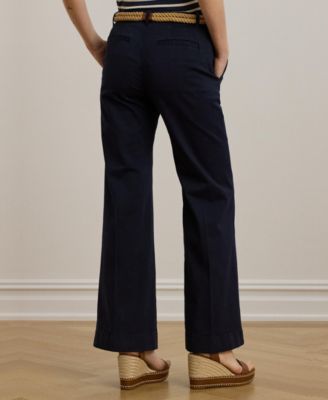 Women's Stretch Cotton Chino Flare Pants