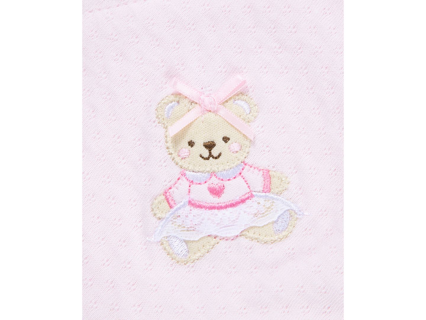 Детский хлопковый подарочный набор Little Me Sweet Bear для девочки, 6 предметов, цвет: Розовый — фото 7