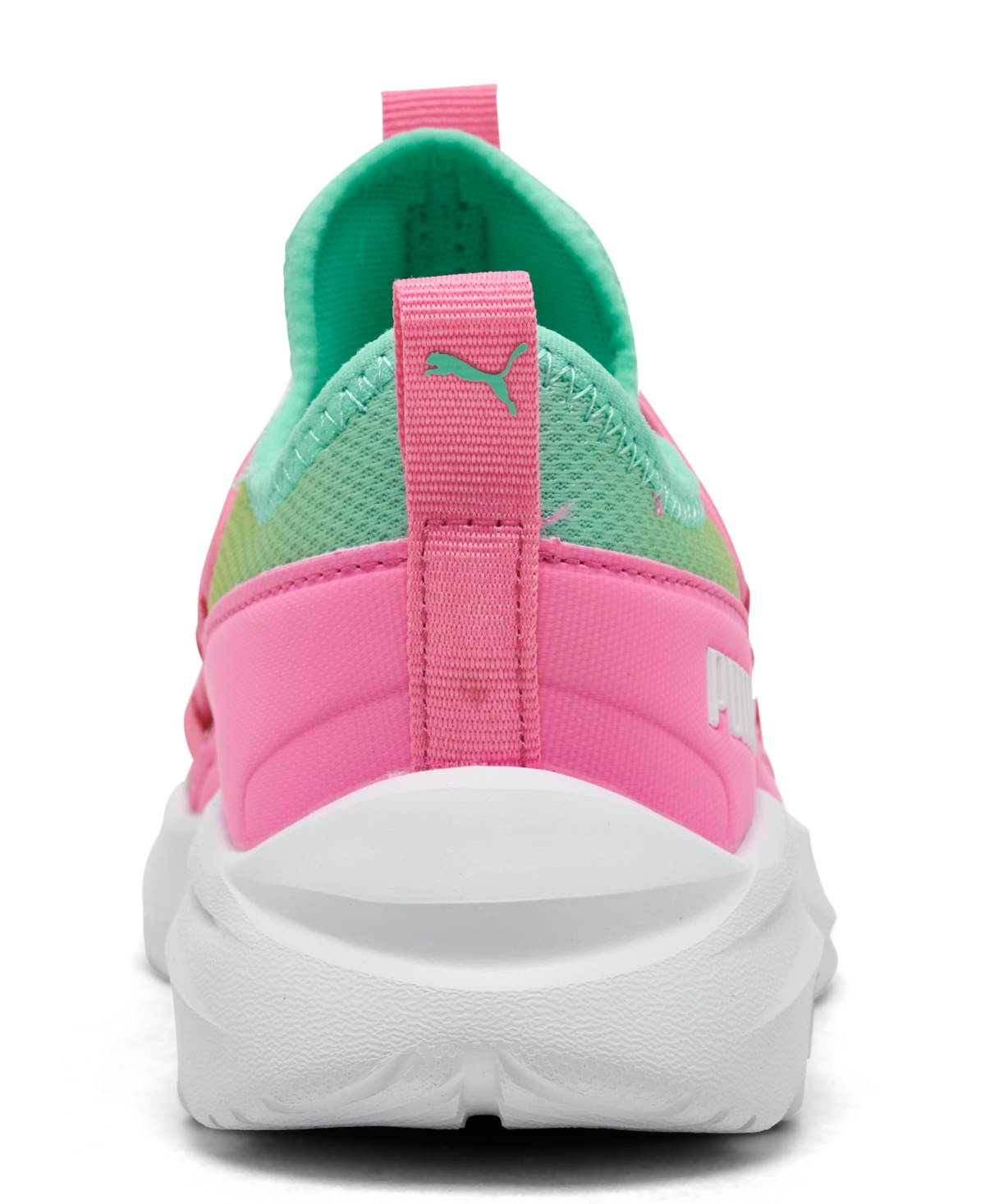 Puma Little Kids Soft Ride One4all Slip-on Fade Casual Sneakers From Finish Line In Pink