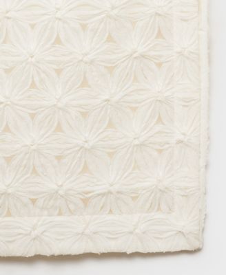 Women's Openwork Textured Floral Skirt