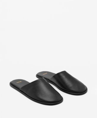 MANGO - Women's Sling Back Leather Shoes