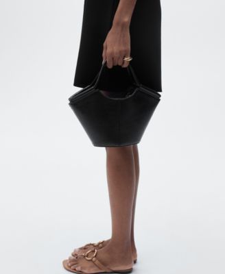 Women's Perkins-Neck Knitted Dress