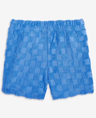 Baby Boys Checkered Terry T-Shirt & Shorts, Exclusively at Macy's
