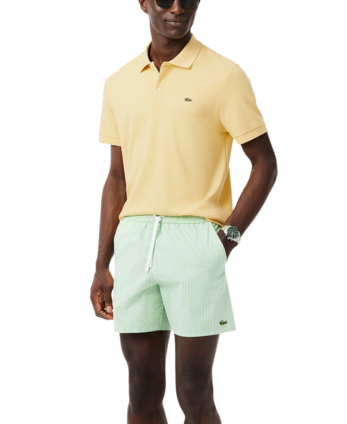 Lacoste Men's  Regular Fit Soft Touch Short Sleeve Polo