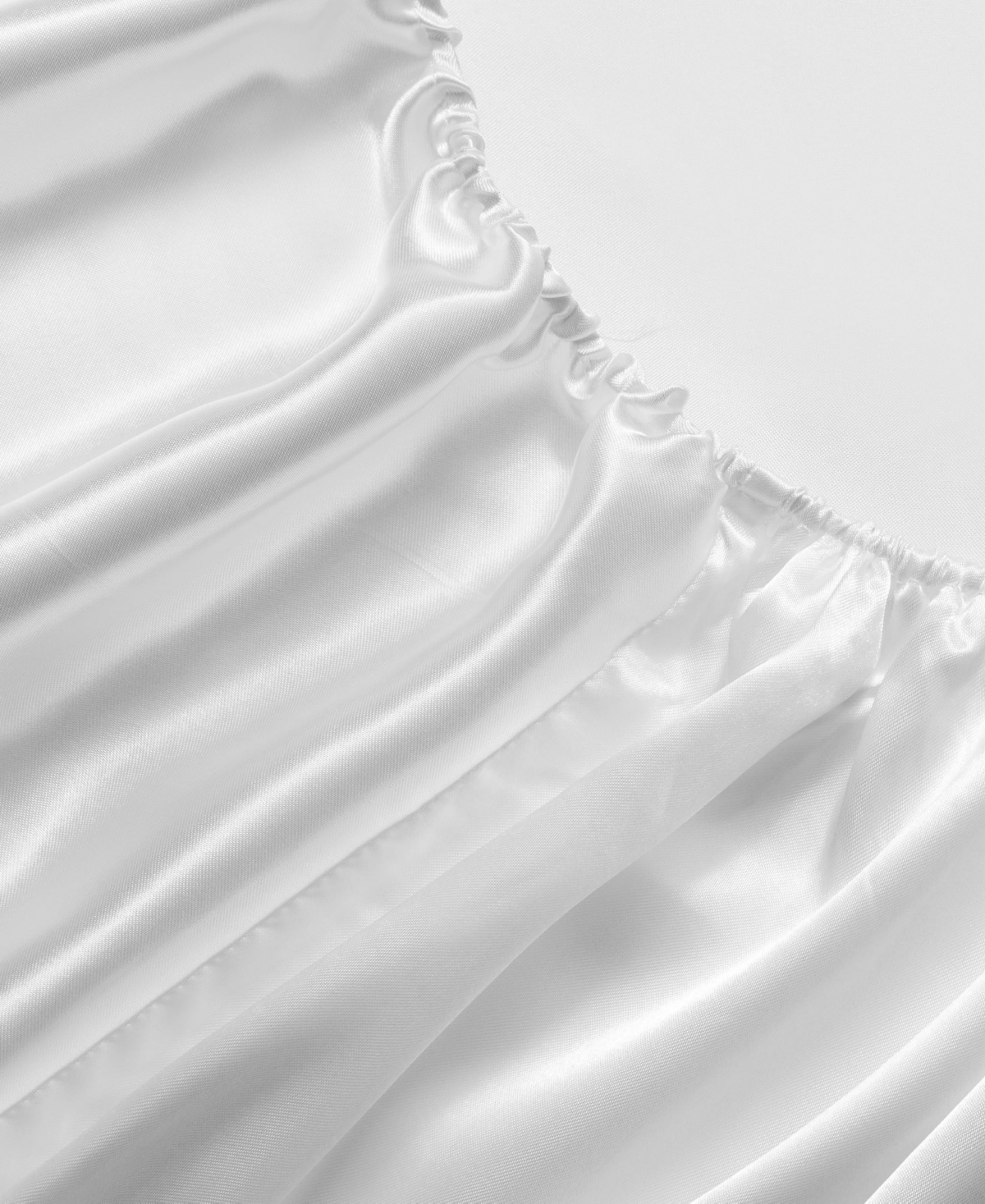 Juicy Couture Satin Damask 4-pc. Sheet Set, Queen In Brilliant White