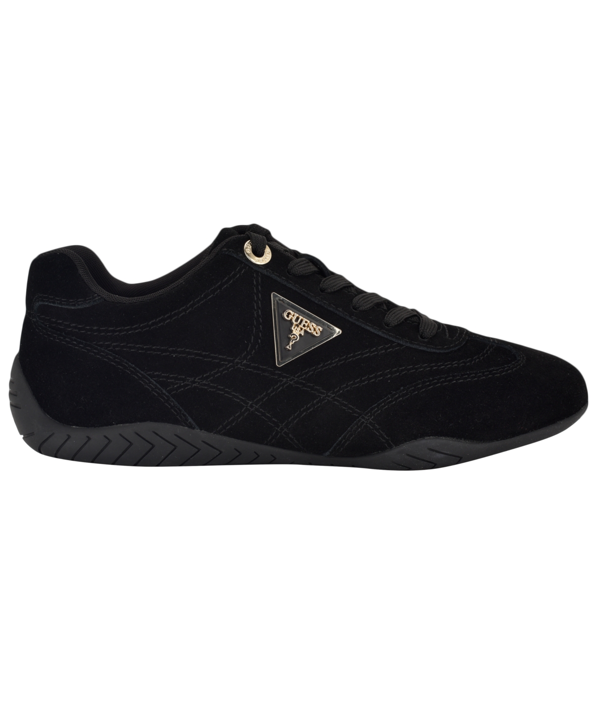 Guess Women's Gabiey Low Profile Suede Lace-up Sneakers