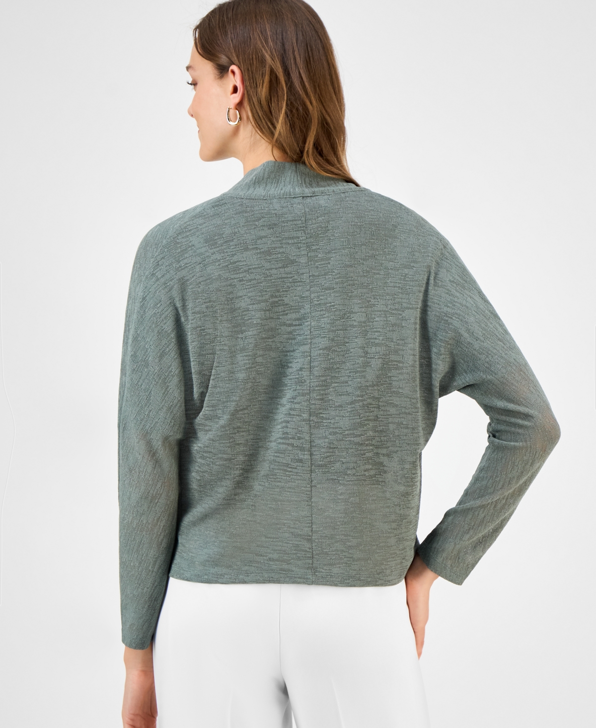 Kasper Women's Onion Skin Open-front Jacket