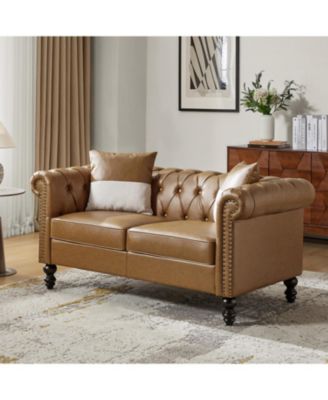 Tecla 3 Piece Living Room Set with Two-tone Throw Pillows