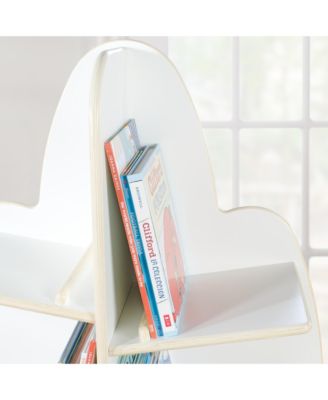 EdQ Reading Tree - Natural: Wooden Standing Bookshelf for Kids', Book Rack for Toys and School Supplies in Homeschool