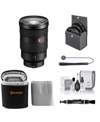 FE 24-70mm f/2.8 GM Lens for Sony E, Bundle with 82mm Filter Kit, Lens Case, Lens Cleaner, Cleaning Kit, Lens Cap Tether