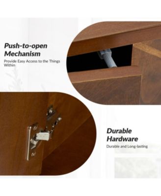 Abraham Mid-century 60" Solid Wooden Legs Sideboard