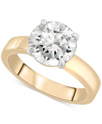 GSI Certified Diamond Solitaire Engagement Ring (2 ct. t.w.) in 14k White or Yellow Gold