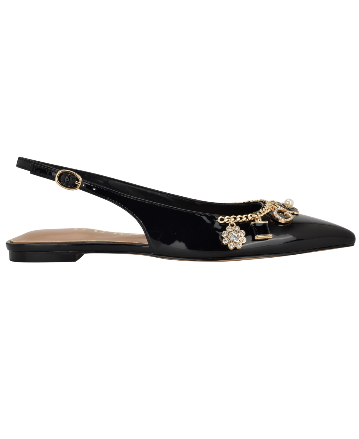 Guess Women's Daisee Charms Slingback Flats