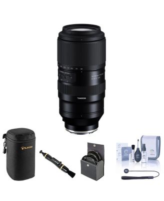 50-400mm f/4.5-6.3 Di III VC VXD Lens for Sony E Bundle with 67mm Filter Kit, Lens Case, Lens Cleaner, Cleaning Kit, Universal Lens Cap Tether