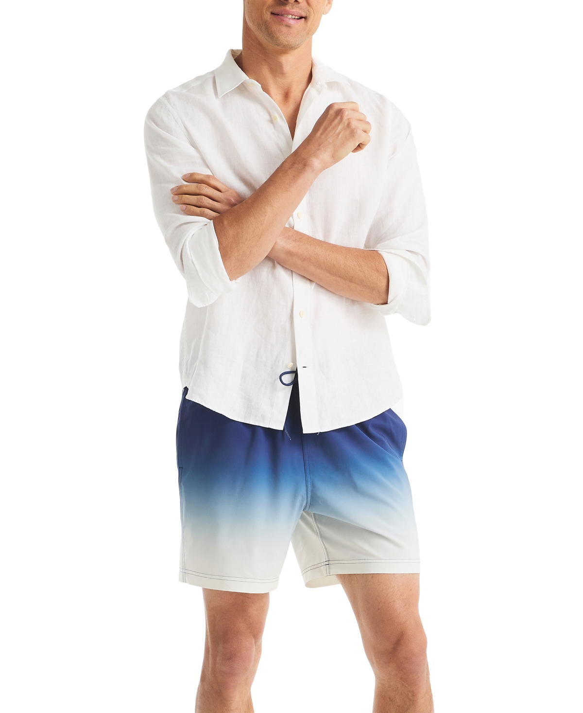 Beach Boys x Nautica Men's Quick-Dry Gradient Swim Trunks