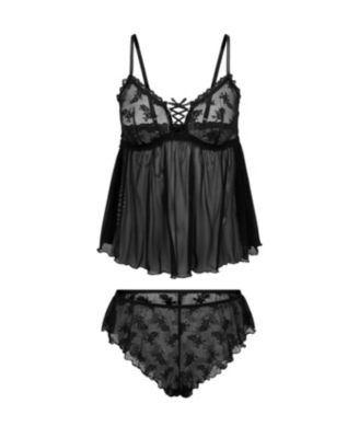 Women's Seraphina Cami & Flutter Shorts Set Lingerie