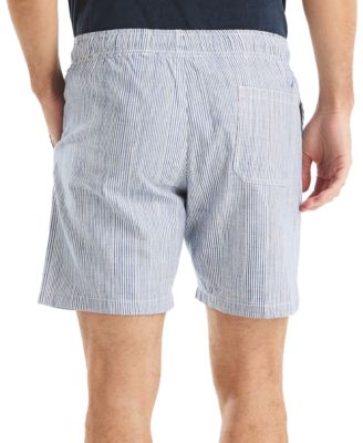 7" Striped Textured Pull-On Short