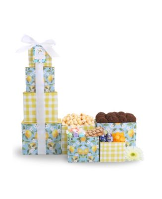 Alder Creek Gift Baskets Sweet Sunshine Tower, 10 Pieces - Macy's