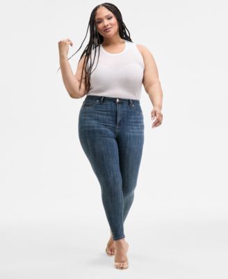 Trendy Plus Size Sheer Sweater-Knit Tank