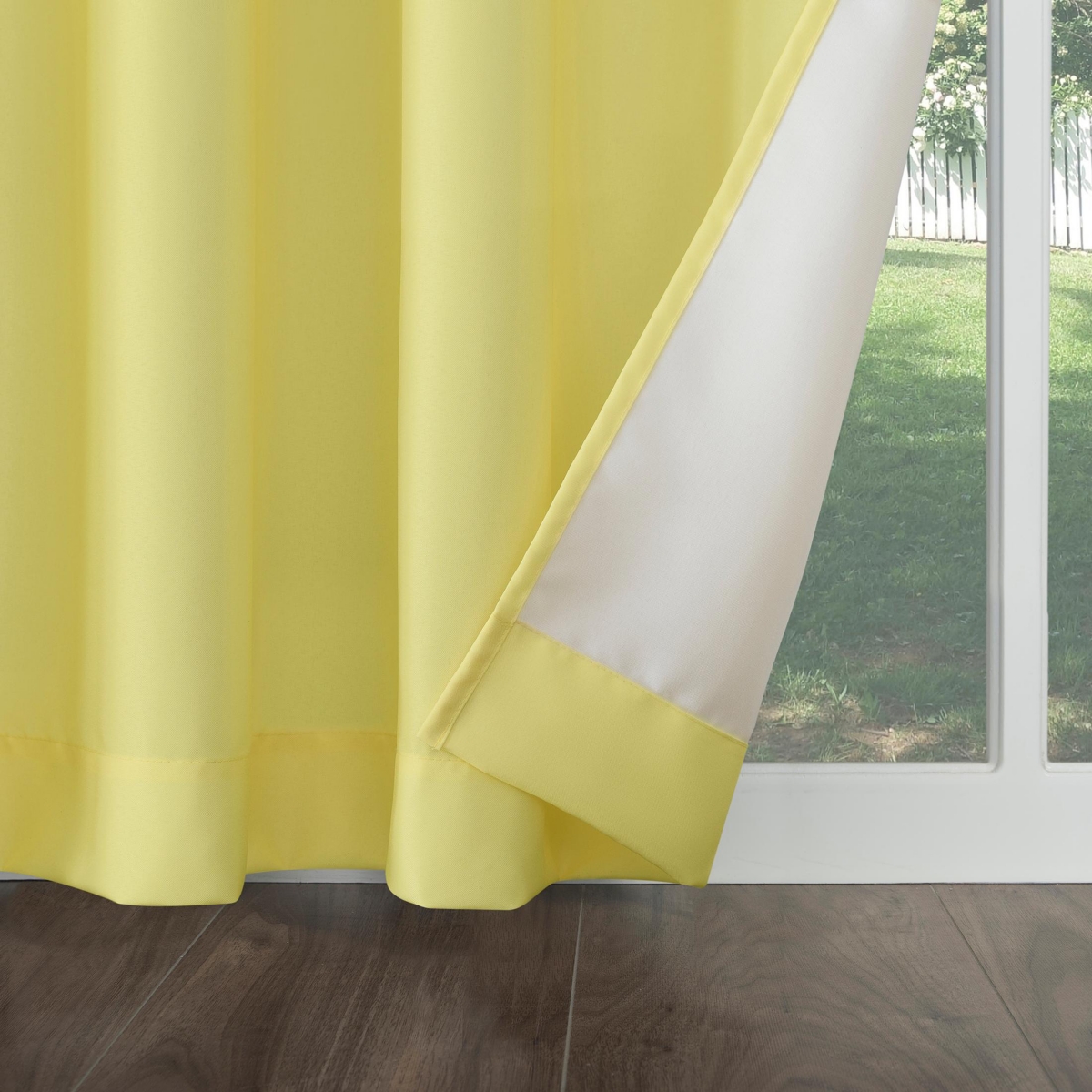 Daylin Woven Semi-Sheer Grommet Curtain Panel