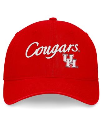 Men's Red Houston Cougars Heritage CeeCee Adjustable Hat