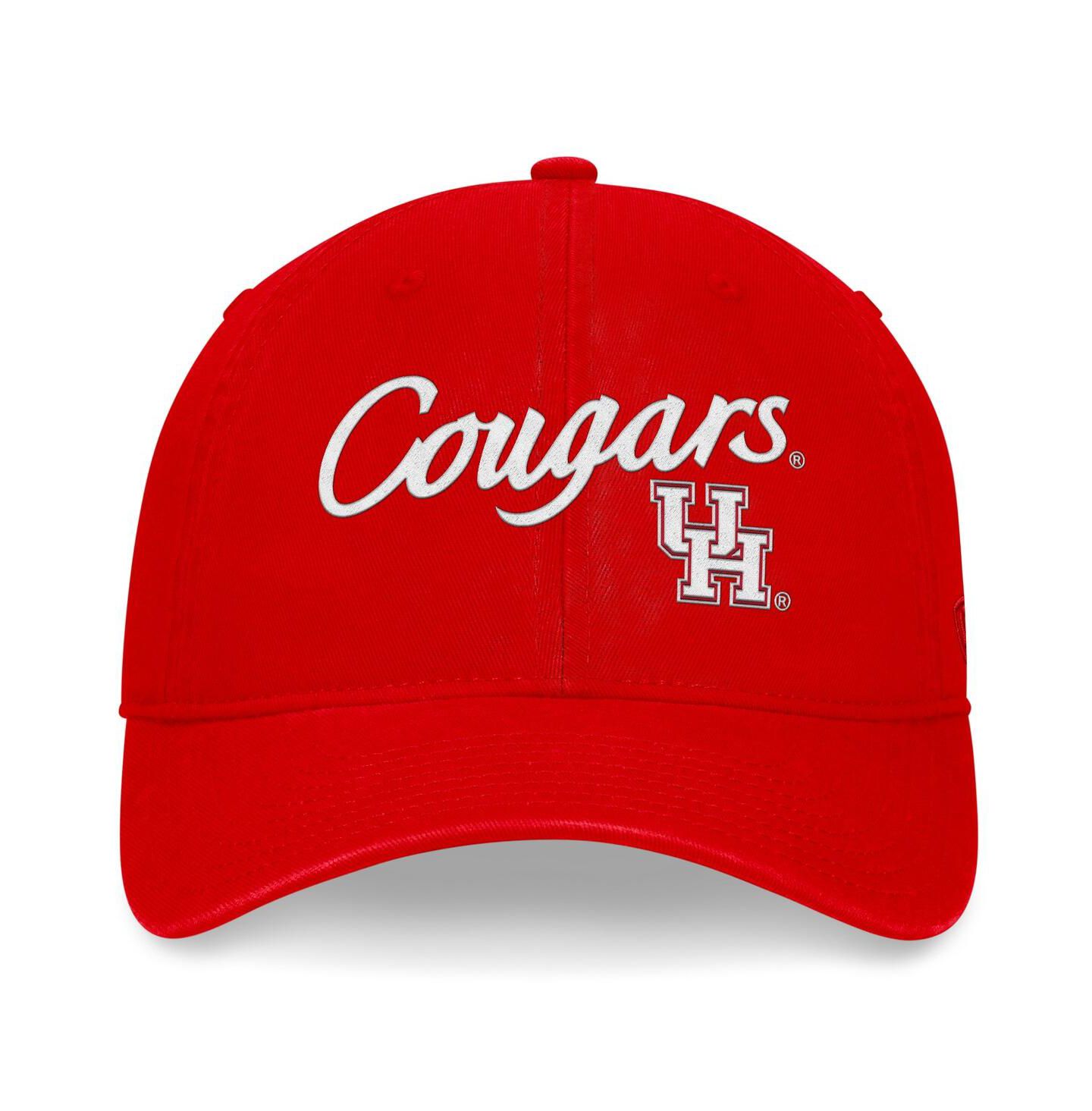 Мужская кепка Top of the World Red Houston Cougars Heritage CeeCee Adjustable Hat — фото 3