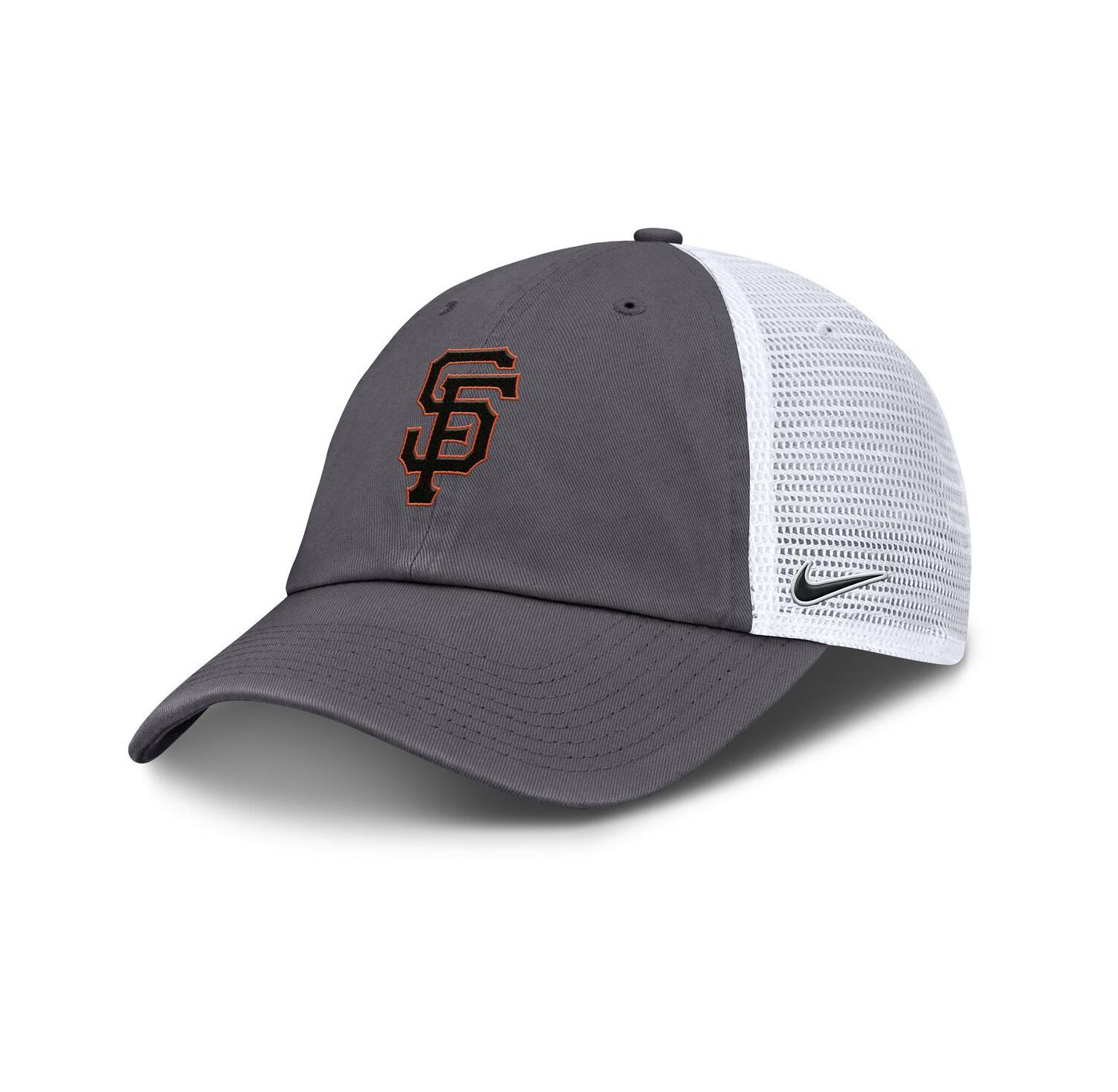 Men's Gray San Francisco Giants Adjustable Trucker Hat
