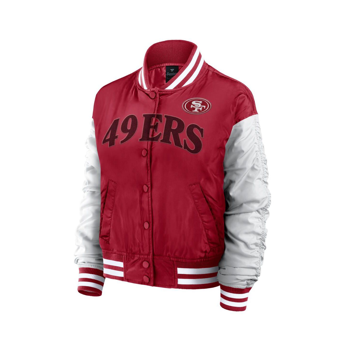 Женская куртка Fanatics Scarlet San Francisco 49ers Elements Wave Full-Snap — фото 2