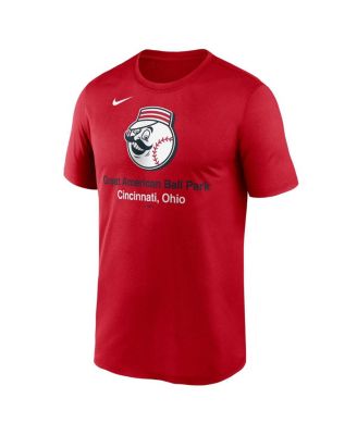 Men's Red Cincinnati Reds Stadium Legend Performance T-Shirt