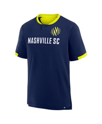Men's Navy Nashville SC Stoppage Time Striker T-Shirt