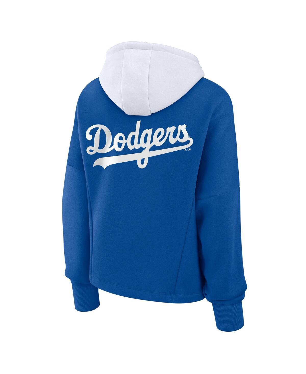 Fanatics Women's Royal Los Angeles Dodgers Oversized Legacy Favorite Spectator Pullover Hoodie In Royal