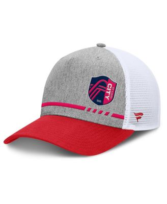 Fanatics - Men's Heather Gray St. Louis City SC Low Block Trucker Adjustable Hat