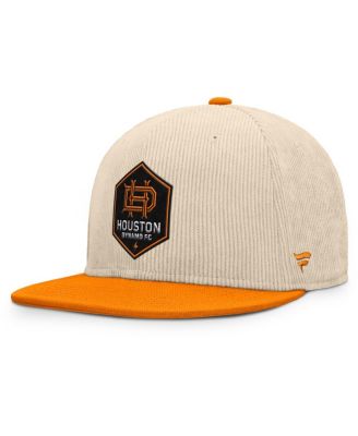 Fanatics - Men's Cream Houston Dynamo FC Tempo Corduroy Snapback Hat