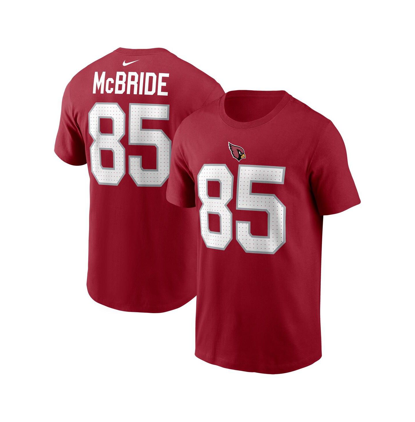 Мужская футболка Nike Trey McBride Cardinal Arizona Cardinals Name & Number — фото 1