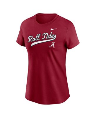 Women's Crimson Alabama Crimson Tide Local Script T-Shirt