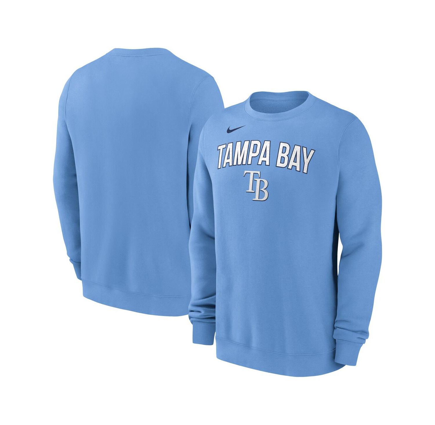 Men's Light Blue Tampa Bay Rays Pullover Sweatshirt