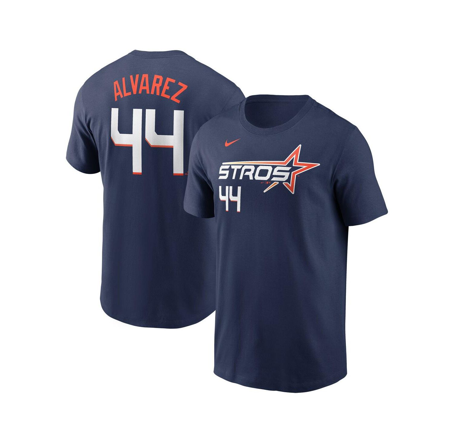Men's Yordan Alvarez Navy Houston Astros 2025 City Connect Fuse Name & Number T-Shirt