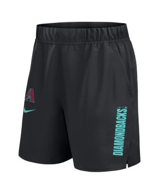 Men's Black Arizona Diamondbacks Woven Victory Performance Shorts