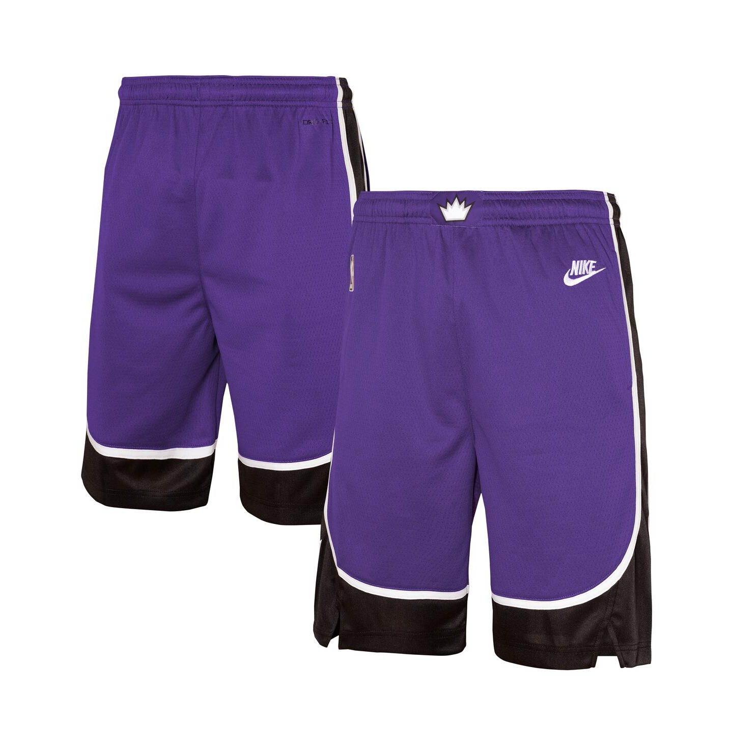 Детские шорты Nike Sacramento Kings 2024/25 City Edition Swingman, фиолетовые — фото 1