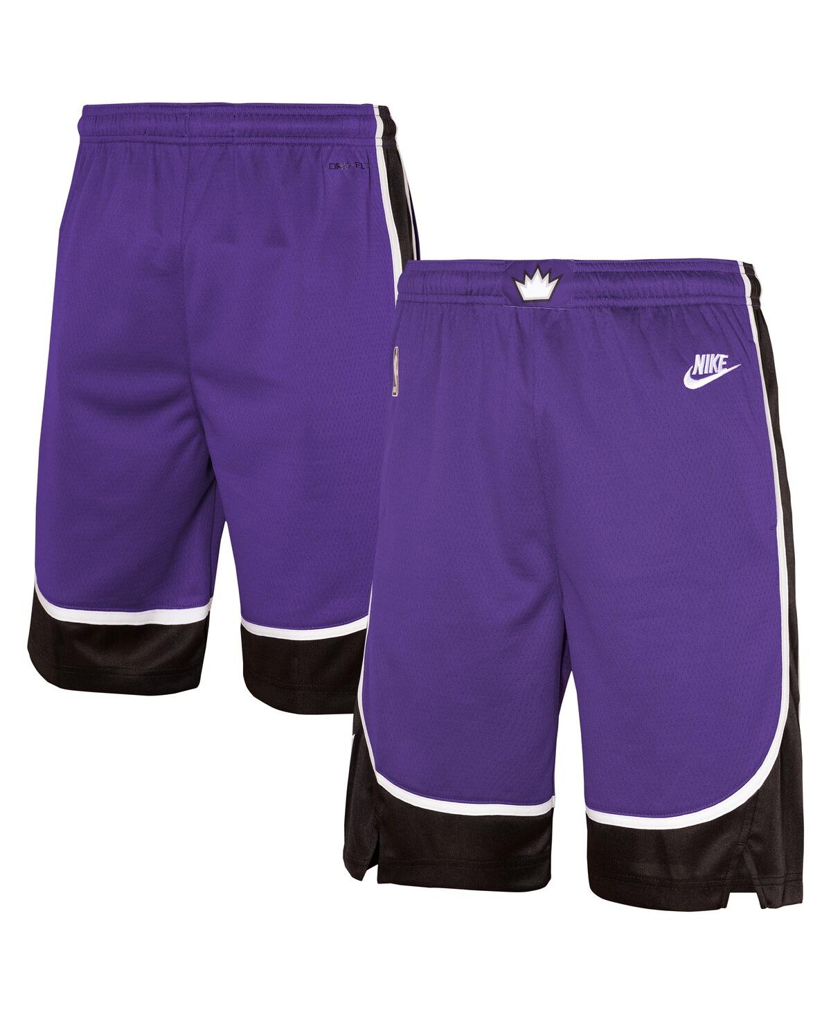 Nike Big Boys And Girls Purple Sacramento Kings 2024/25 City Edition Swingman Performance Shorts In Purple