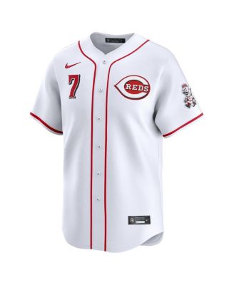 Men's&nbsp;Spencer Steer White Cincinnati Reds Alternate Limited Player Jersey