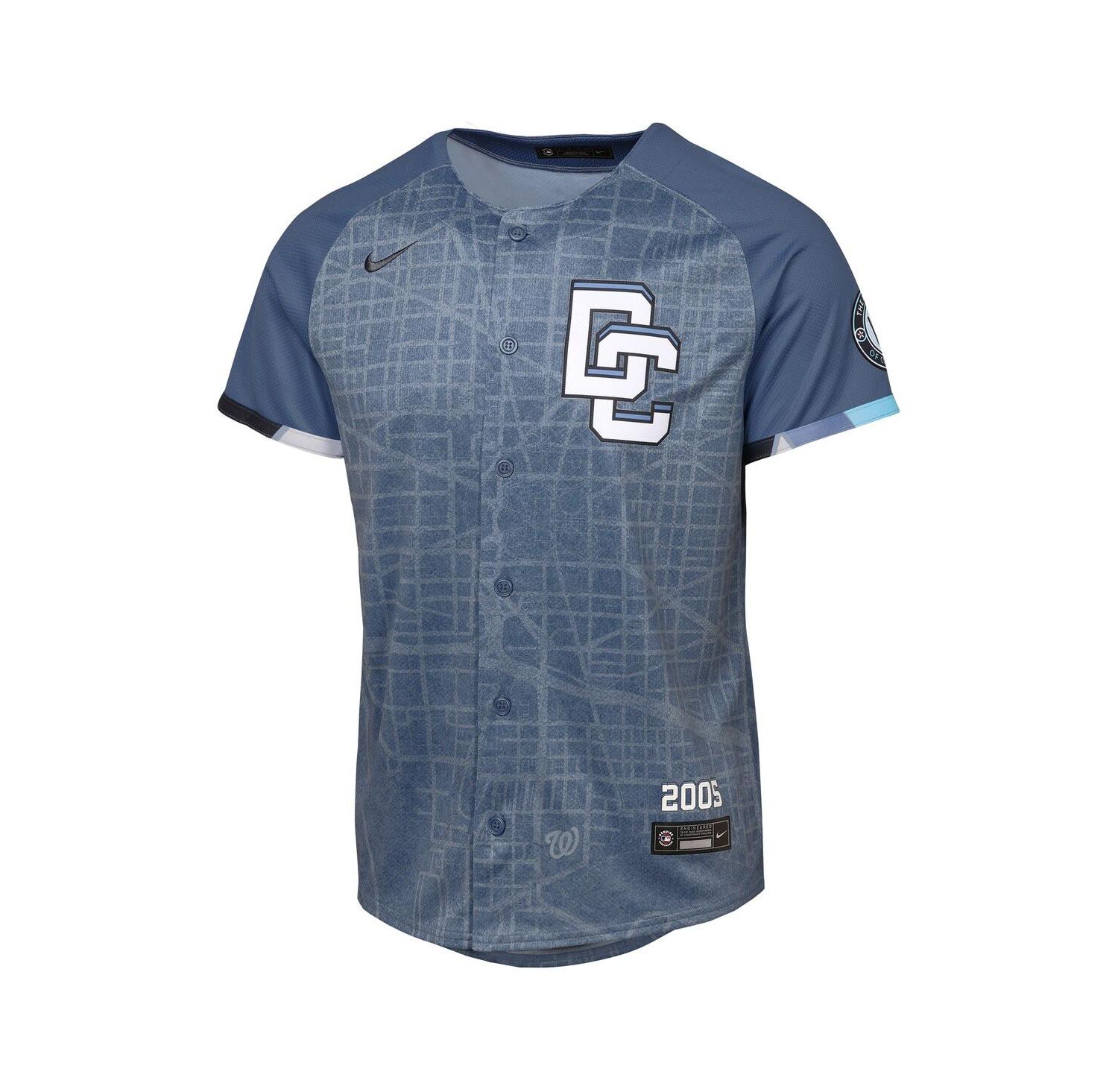 Big Boys and Girls Blue Washington Nationals 2025 City Connect Limited Jersey