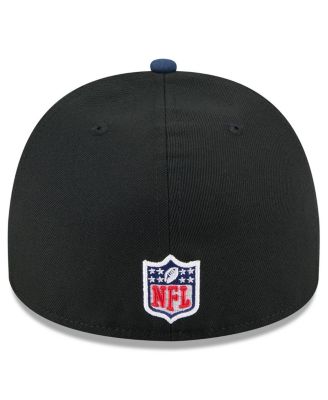Men's Black/Navy Dallas Cowboys 2025 NFL Draft On Stage A-Frame 59FIFTY Fitted Hat