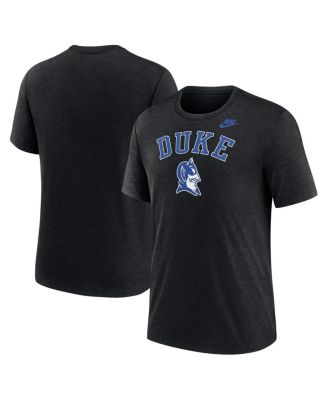 Nike - Men's Heather Black Duke Blue Devils Legacy Arch Tri-Blend T-Shirt