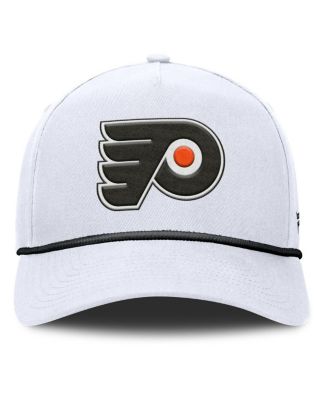 Men's White Philadelphia Flyers Rope A-Frame Adjustable Hat