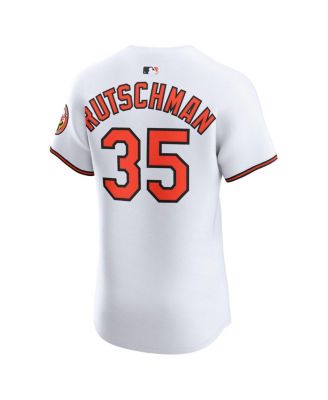 Men's Adley Rutschman White Baltimore Orioles Home Elite Jersey